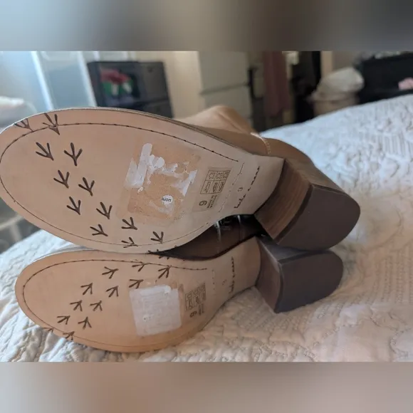 Beek Tan Leather Ankle Boots
