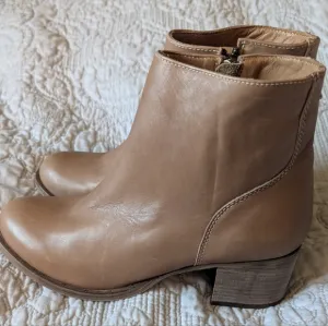 Beek Tan Leather Ankle Boots