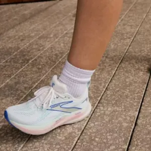 BEST SELLER!!! Brooks Women's Glycerin 22 Running Shoes - White/Brown/Blue