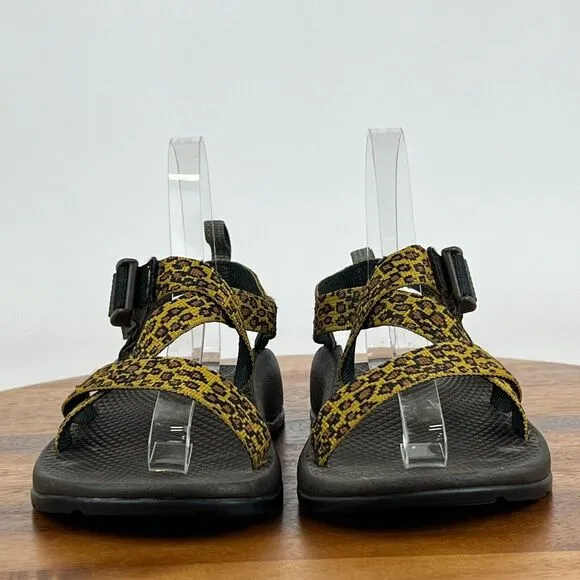 Big Kids Childrens Chaco Z/1 Leopard Comfort Outdoor Hiking Sandals Size 4 Y GUC