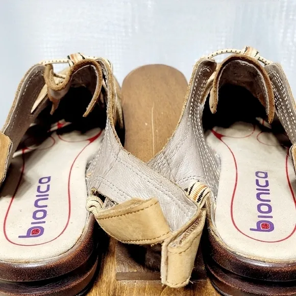 Bionica Malabar Slingback Nubuck Leather Sport Sandal Women's 9 M