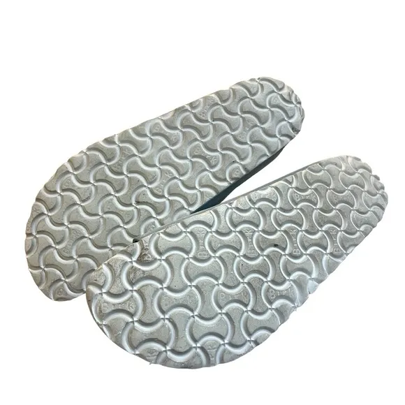 BIRKENSTOCK Arizona soft nubuck sandals in sky (light blue) women size 40