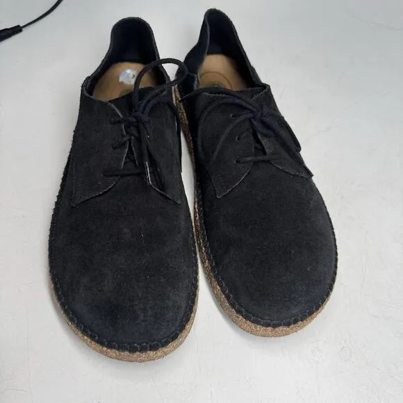 Birkenstock Gary Black Shoes Boots Leather Lace Up Casual Men's Size 11 Eu 44