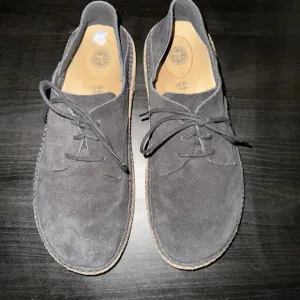 Birkenstock Gary Black Shoes Boots Leather Lace Up Casual Men's Size 11 Eu 44