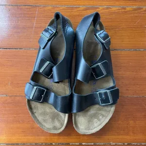 Birkenstock Milano Oiled Leather Sandals w Back Strap - Sz 44 (Men’s 11) 🧡🎀