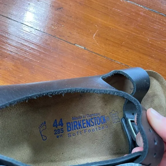 Birkenstock Milano Oiled Leather Sandals w Back Strap - Sz 44 (Men’s 11) 🧡🎀