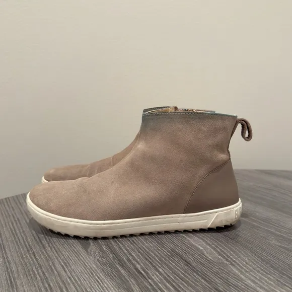 Birkenstock Myra Brown Suede Ankle Boots