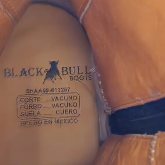 Black Bull Western Leather Boots NWOT -&gt; Black Bull Western Leather Boots Nwot