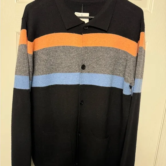 Black Cashmere Cardigan – Effortless Luxury with a Modern Edge 🔥 Size-Medium