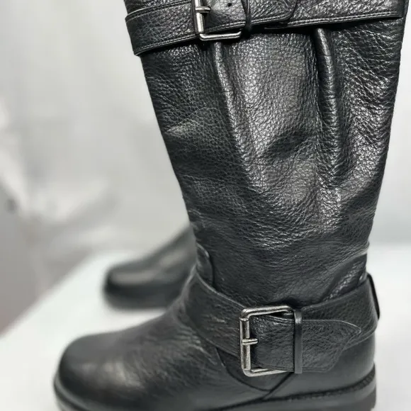 Black leather boots by Gentle Souls