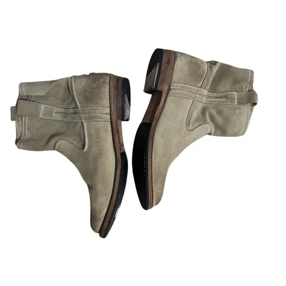 Blackstone Brown Leather Pull On Casual Boots in Rock Color Size 38 8 US