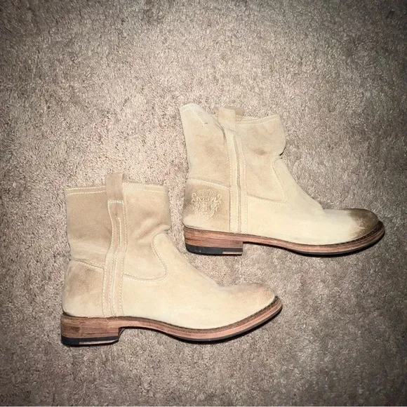 Blackstone Brown Leather Pull On Casual Boots in Rock Color Size 38 8 US