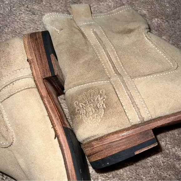 Blackstone Brown Leather Pull On Casual Boots in Rock Color Size 38 8 US