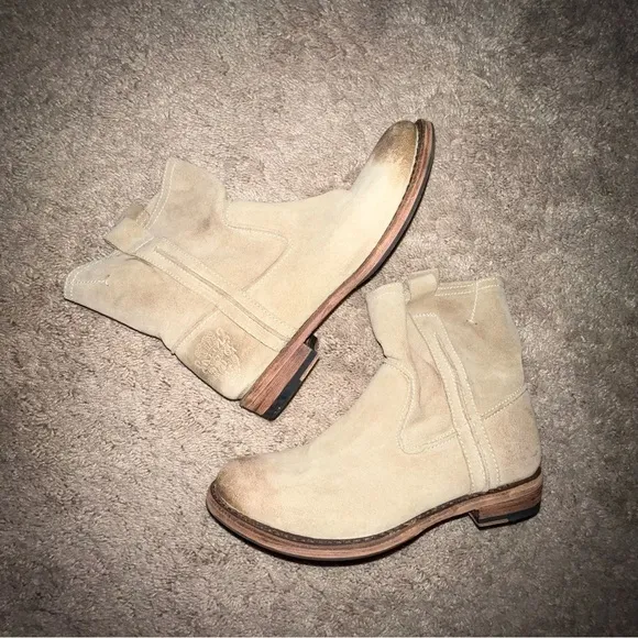 Blackstone Brown Leather Pull On Casual Boots in Rock Color Size 38 8 US