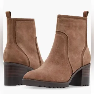 Blondo Raniah Suede Taupe Boots size 9M
