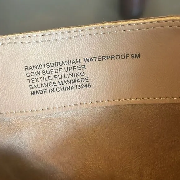 Blondo Raniah Suede Taupe Boots size 9M