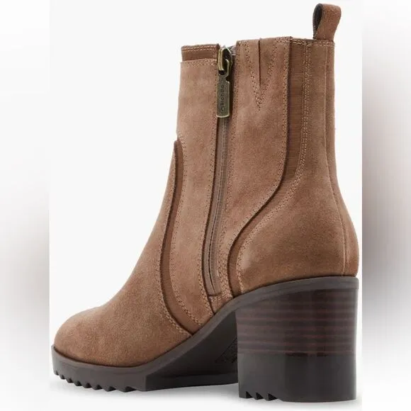 Blondo Raniah Suede Taupe Boots size 9M