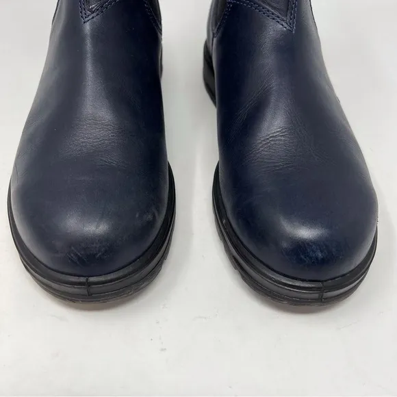 BLUNDSTONE 2246 Navy Leather Chelsea Boots Men’s Size 9 UK 10 US Classic Casual
