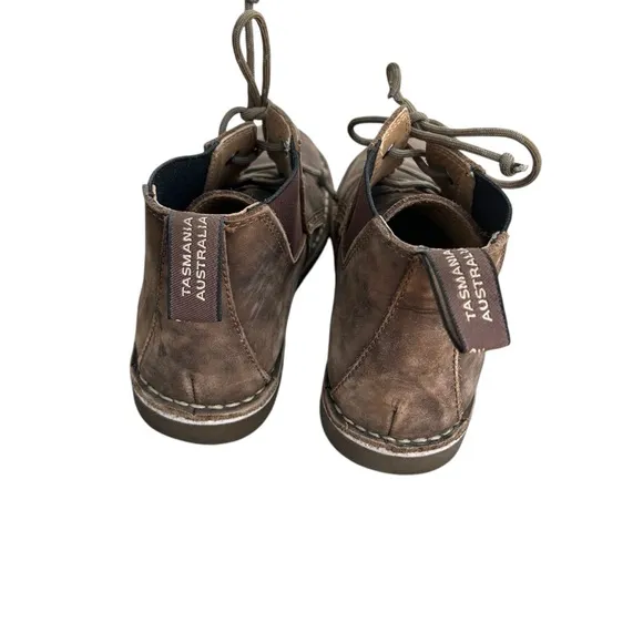 Blundstone Men’s Casual Chukka Lace-Up Brown Leather Boots Size 6.5 Classic.