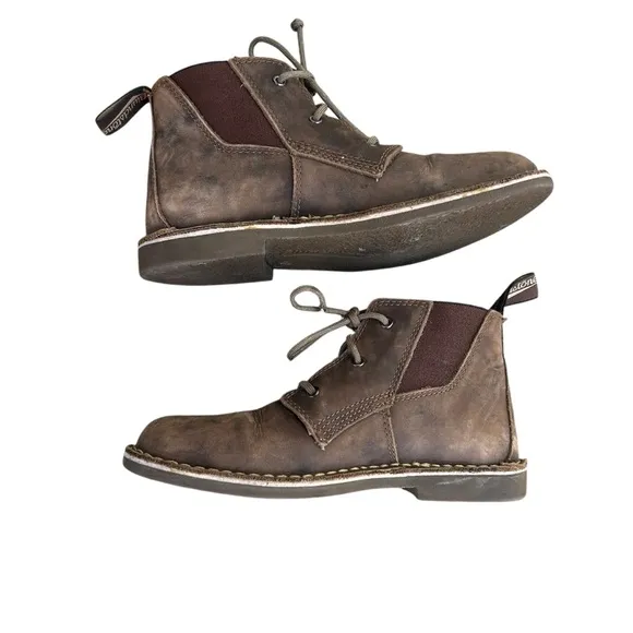Blundstone Men’s Casual Chukka Lace-Up Brown Leather Boots Size 6.5 Classic.