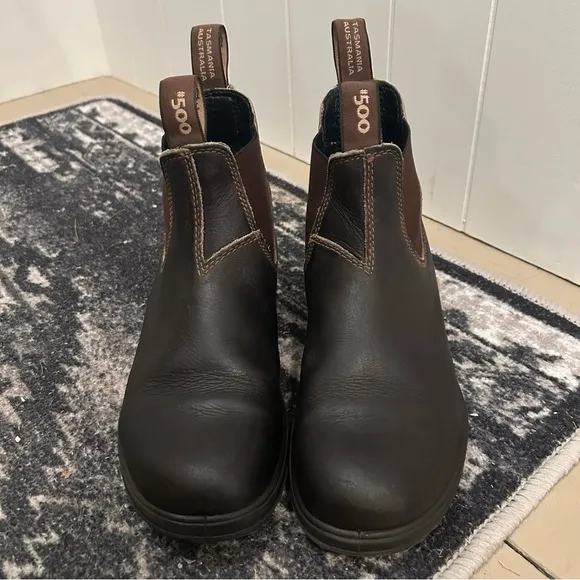 Blundstone Stout Brown Leather Chelsea Boots Women’s 7.5