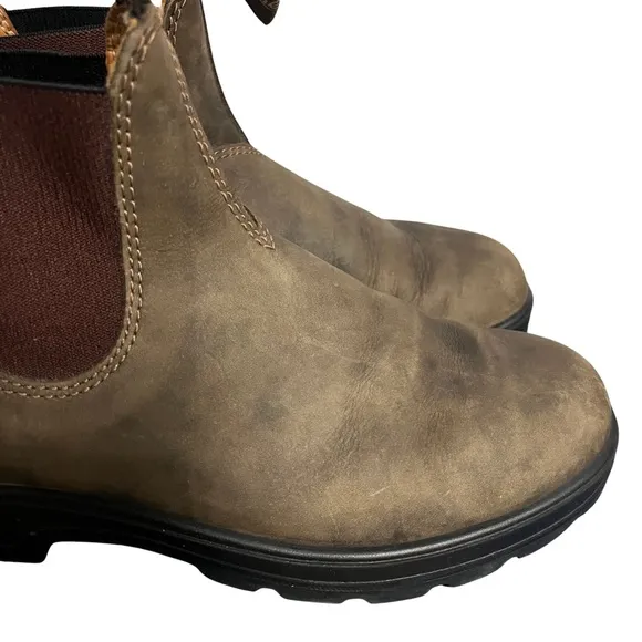 Blundstone Women's Chelsea Boots Leather Rustic Brown Size 7 US