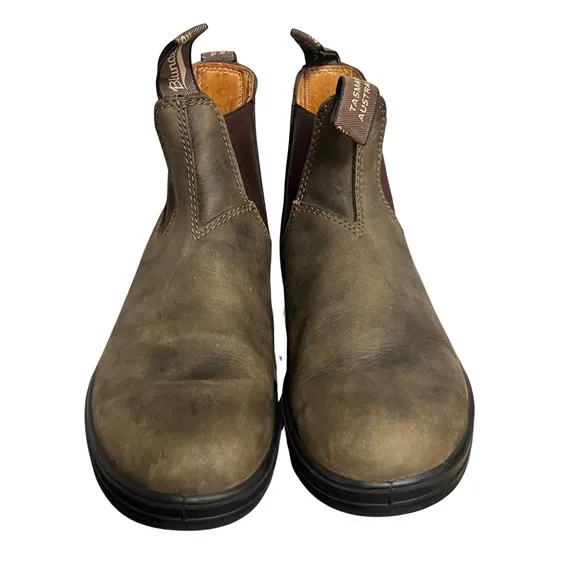 Blundstone Women's Chelsea Boots Leather Rustic Brown Size 7 US