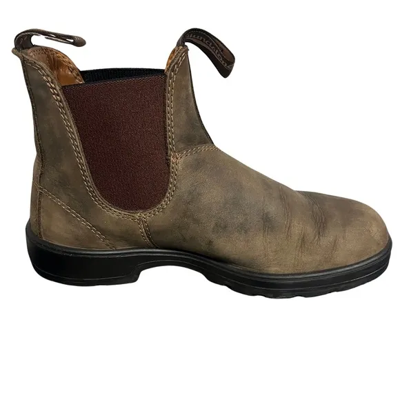Blundstone Women's Chelsea Boots Leather Rustic Brown Size 7 US