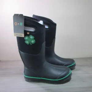 Bogs Women's 10 Classic Tall 4-H Waterproof Insulated Mud Garden Boots Black