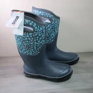 Bogs Women's 12 Classic Tall Cheetah Leopard Print Waterproof Garden Mud Boots G