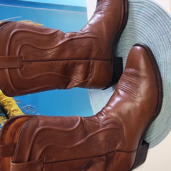 Boots, DAN POST BROWN WESTERN