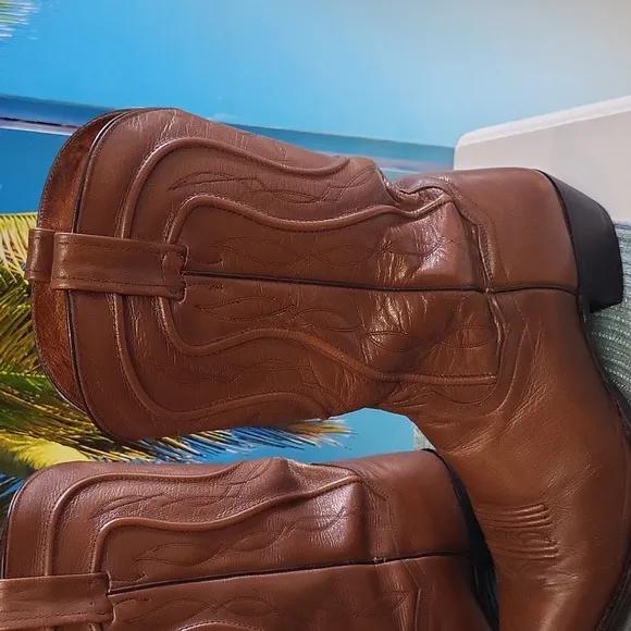 Boots, DAN POST BROWN WESTERN