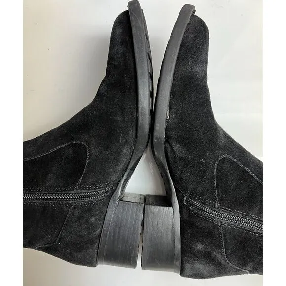 Born black suede over the knee boots