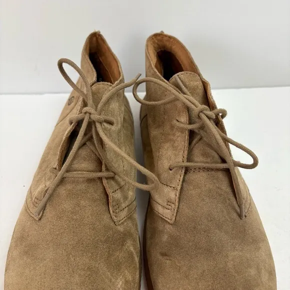 Born Chuka Boots Tan Brown Suede Leathef Lace-up Men’s size 11