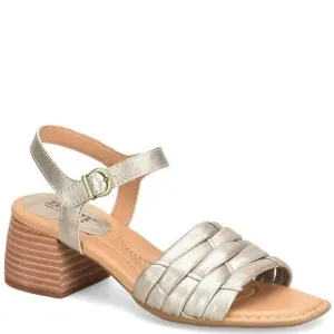 Born Shonie Leather Block Heel Sandals shoes womens size 10