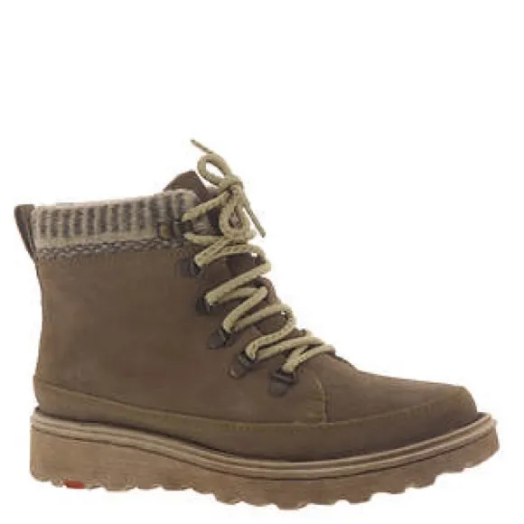 BORN  Women's  Orlene Taupe Birch Leather Boots Size 9.5