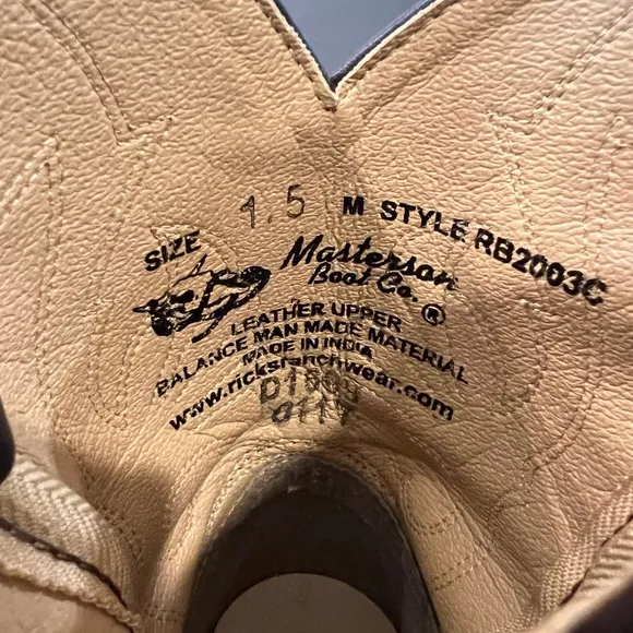 Boy’s Masterson Boot Company Boots Sz. 1.5