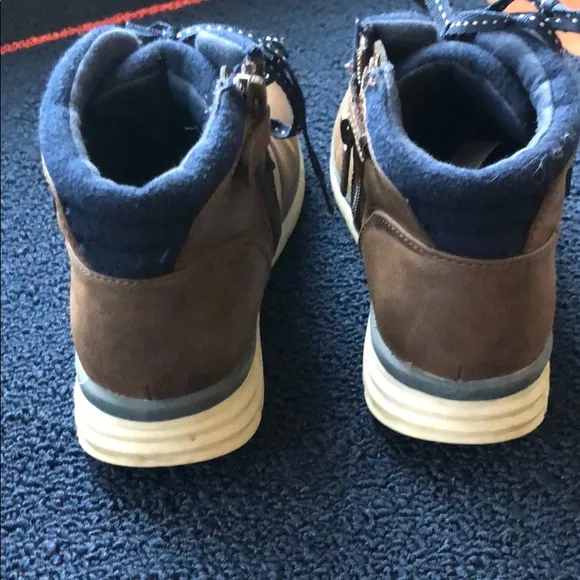 BOYS MAYORAL BROWN LEATHER BOOTS
