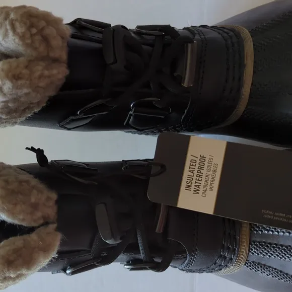 Boys Sorel Yoot Pac TP WP Waterproof Insulated Snow Boots Size 9
