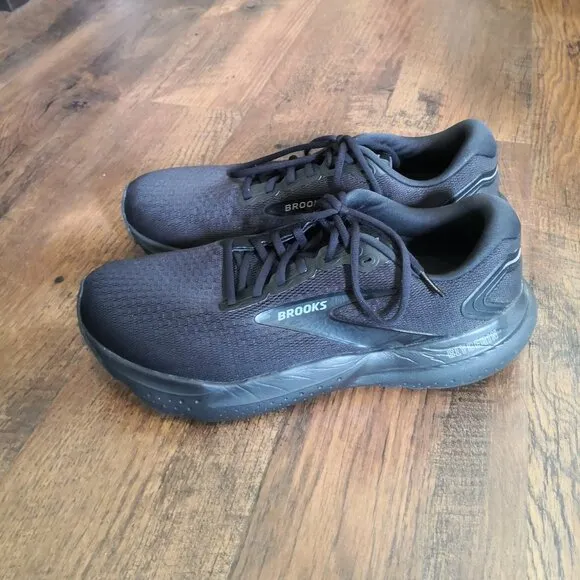 Brooks Glycerin GTS 21 Men's Black Ebony Casual Running Shoes Size 11M