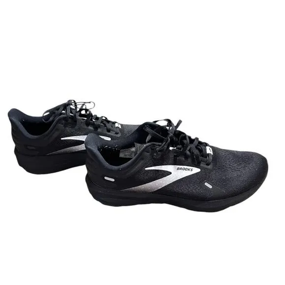 Brooks Men's Launch 9 Black and White Neutral Running Shoes size 11.5 Wide