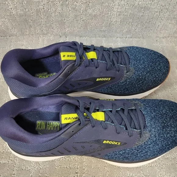 BROOKS Range 2 1103751D425 Mens Size US 11.5 Blue Low Top Athletic Running Shoes
