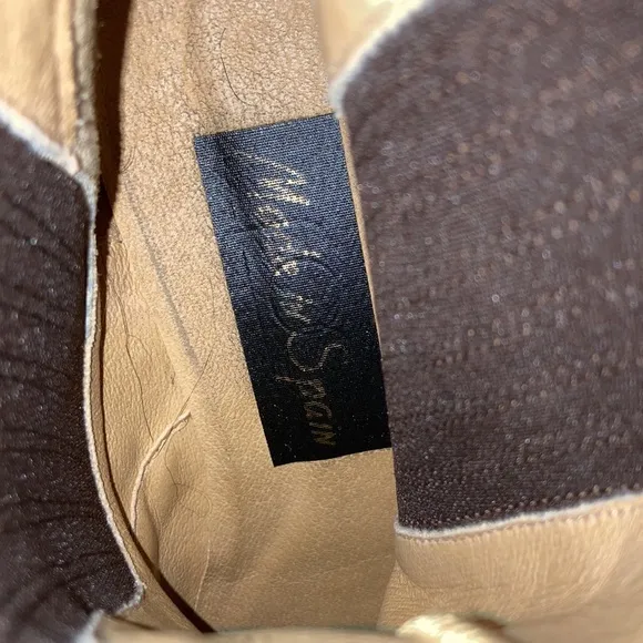 Brown Leather Cowboy Boots with Reptile Design