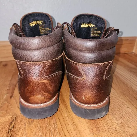 Browning Leather Gore-tex Insulated Waterproof Utility Boots Sz 10EE