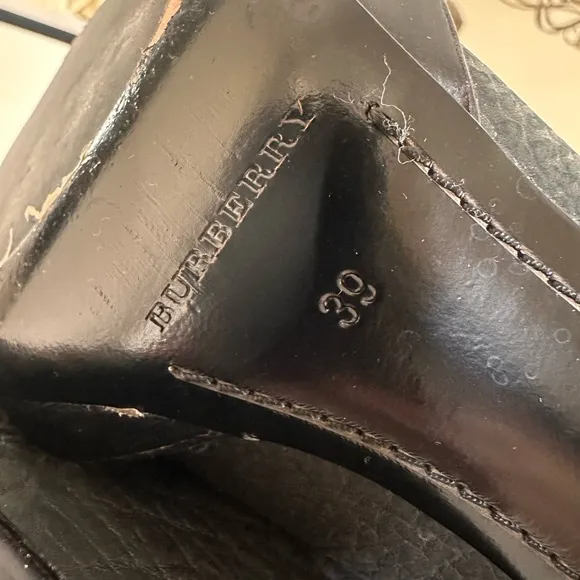 Burberry Black Ankle Boots