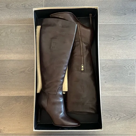 Burberry brown leather boots (Sz 37.5)