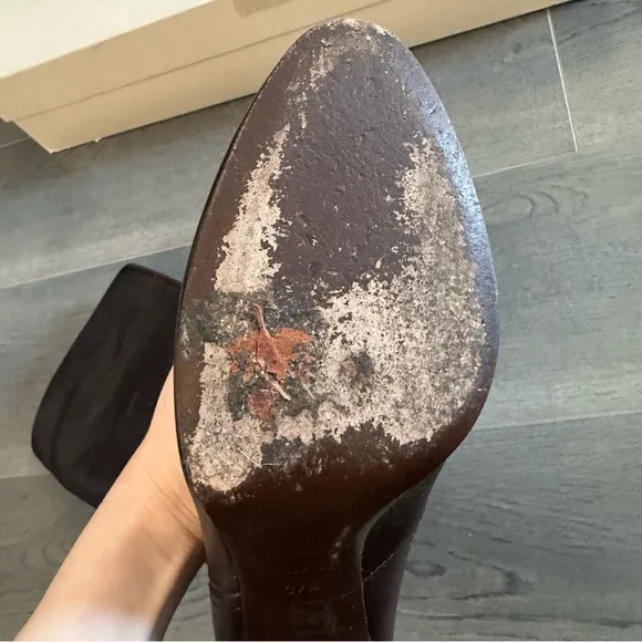 Burberry brown leather boots (Sz 37.5)
