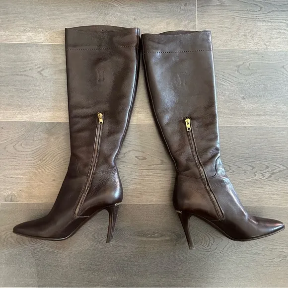 Burberry brown leather boots (Sz 37.5)