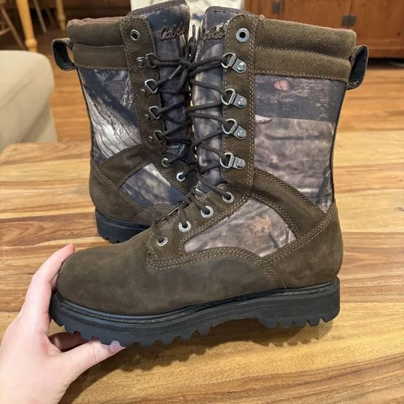 Cabela's Camo Dry-Plus ThinsulateUltra GORE-TEX Hunting Boot Men 8.5 EE Gorpcore