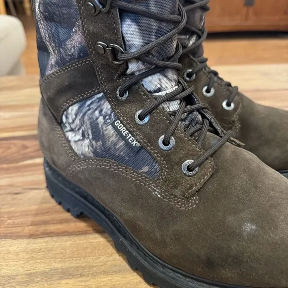 Cabela's Camo Dry-Plus ThinsulateUltra GORE-TEX Hunting Boot Men 8.5 EE Gorpcore